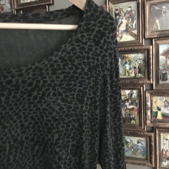 Soyaconcept Animal Print Long Sleeve Jersey Top - Picture 6 of 14